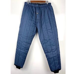 Refrigiwear Men's Insulated Pants Navy Blue Cold Storage Cooler Size XL Workwear